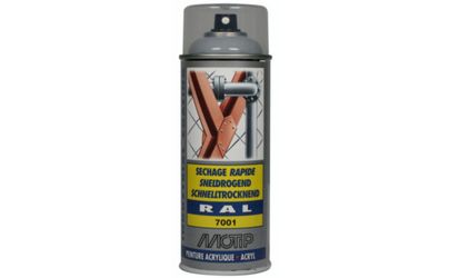 MOTIP - Peinture Industrielle 400ml Gris Argent Ral7001 Motip 07026