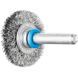 PFERD - Brosse plate non torsadée RBU Ø 30x6 mm, tige Ø 6 mm, fil d’acier inoxydable Ø 0,20