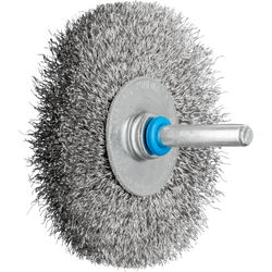 PFERD - Brosse plate non torsadée RBU Ø 70x10 mm, tige Ø 6 mm, fil d’acier inoxydable Ø 0,20