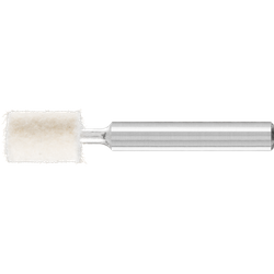 PFERD - Feutres de polissage sur tige mi-durs à forme cylindrique Ø 10x15 mm, tige Ø 6 mm