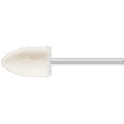 PFERD - Feutres de polissage sur tige mi-durs, forme conique à bout pointu Ø 12x18 mm, tige Ø 3 mm