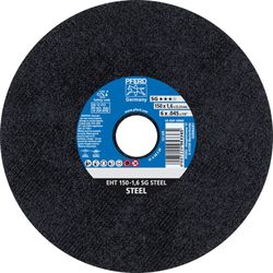 PFERD - Disque à tronçonner EHT 150x1,6x22,23 mm droit gamme performance SG STEEL pour acier