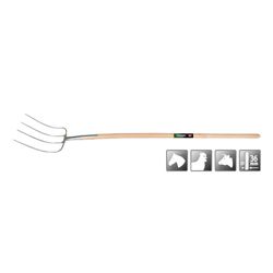 POLET - G1-Fourche A Fumier 4d A/Ma Ferule 1,3m