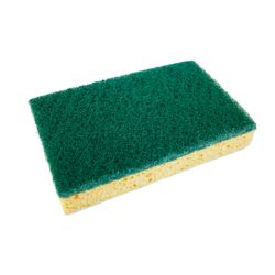 BATI-CLEAN - Récureur Vert Avec Éponge 140 X 90 X 25 Mm