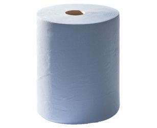 BATI-CLEAN - Rouleau D'Essuyage Maxi S , Bleu 500 X 2 Couches 38x26 Cm