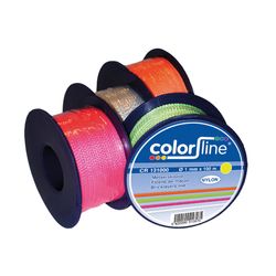 COLOR LINE - Ficelle De Maçon 2 Mm X 500 M - Nylon - Jaune Fluo