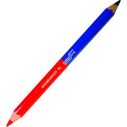 COLOR LINE - Duo Marker  Duo 425  50% Rouge / 50% Bleu - Ø 10 Mm X 17,5 Cm - Par Pc