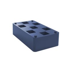 KNUDSEN KILEN - Knudsen K-Block 45C 2T - 20mm - BLEU - par 100 pcs