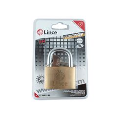 LINCE - Cadenas À Cylindre Eurotop - Laiton Massif - En-12320 - 55 Mm