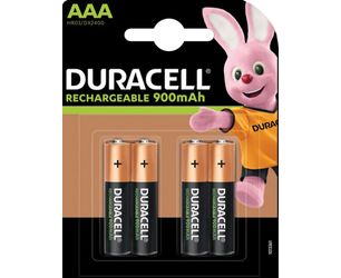 DURACELL - Pile Duracell  Rechargeable - Type Aaa / Hr03 - Min. Cap. 2400 Mah