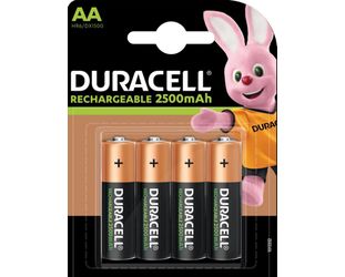 DURACELL - Pile Duracell  Rechargeable - Type Aa / Hr6 - Min. Cap. 1500 Mah