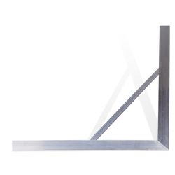 MONDELIN - Equerre De Plâtrier En Profilé Alu Avec Support - 1550 X 1000 Mm
