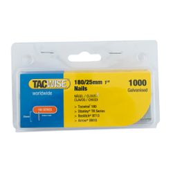 TACWISE - Clous 180/25 Mm - Par 1000 Pcs
