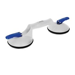 SOLID - Ventouse GLASS-100, 2 têtes - ALU - Max.100 kg
