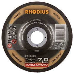 RHODIUS - Disque À Meuler Topline Rs480 125x7,0x22,23