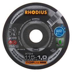 RHODIUS - Disque À Tronçonner Extra-Fin Topline Xt24 125x1,0x22,23