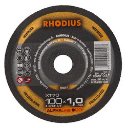 RHODIUS - Disque À Tronçonner Extra-Fin Topline Xt70 125x1,5x22,23