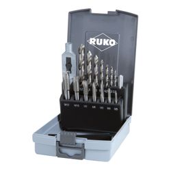 RUKO - Tarauds + Forets + Tag M3 - M12, Coffret Abs
