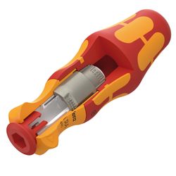 WERA - 837 i RA Manche Kraftform avec fonction cliquet, 9 x 115 mm