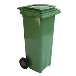 Afvalcontainer Voor Buitengebruik 480 X 550 X 1065 Mm - 140 L - Groen