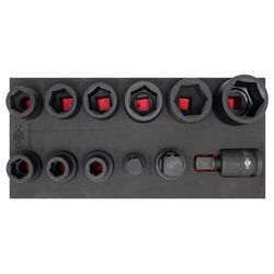 OUTILAC - Module Slagmoerdoppen 3/4  - 11 Stuks 17-46mm