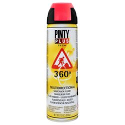 ODM ESSENTIALS - Markeerspuitbussen 360° Rood Fluo Cl20654 - Spray Van 500 Ml