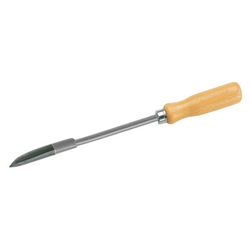 Schraapstaal Driekant Hol Model Gebogen 250 Mm
