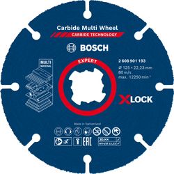 BOSCH - Expert X-Lock Doorslijpschijf Carbide Multi Wheel 125mm