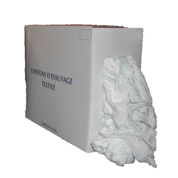 Kilo Witte Semi-Fijne Katoenen Doek (Verkocht In Zakken Van 10kg)