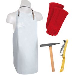 CONTIMAC - Lasserskit; Lasschort, Handschoenen, Bikhamer, Stalenborstel