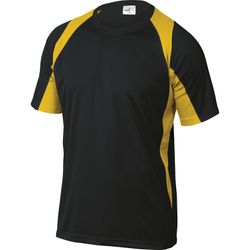 DELTA PLUS - T-Shirt Bali Zwart/Geel L