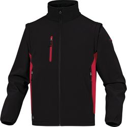 DELTA PLUS - Vest Mysen2 Zwart / Rood Xxl