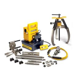 ENERPAC - Puller, Lock Grip, Hyd M Set, 3j, 14t, E Pump, 230v