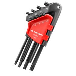 FACOM - Haakse Inbussleutelset Lang T10-T45 In Houder