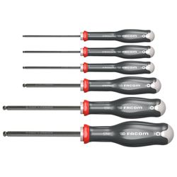 FACOM - Set Van 6 Schroevendraaier Protwist 6 Kant