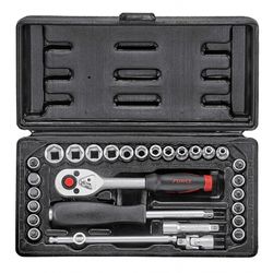 FORCE - Doppenset 1/4  - 29delig In Pvc Koffer 2292
