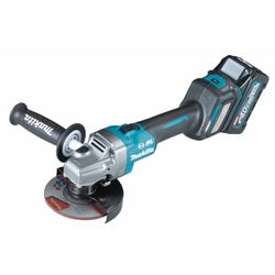 MAKITA - Haakse Slijper 125mm 40vmax 2 Accu'S 40vmax/4.0ah + Snellader