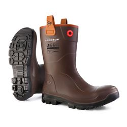 DUNLOP - Werklaarzen Dunlop Purofort Rigpro S5 Bruin - Maat 40