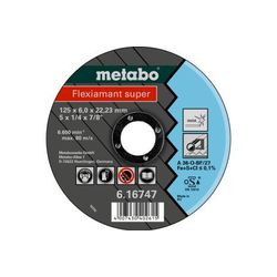 METABO - Flexiamant Super 125x6,0x22,23 Inox, Sf