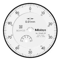 MITUTOYO - Meetklok Met Opspanoor, Iso Uitvoering Ip64, 5 Mm, 0,01 Mm