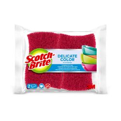 3M - Scotch-Brite® Delicate gekleurde niet-krassende schuurspons, 2 per verpakking