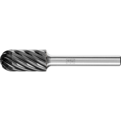 PFERD - Hardmetalen hoogrendementsstiftfrees INOX ronde walsvorm WRC Ø 12x25 mm stift-Ø 6 mm HICOAT edelstaal