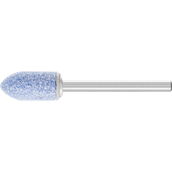 PFERD - TOUGH stiftsteen spitse boogvorm Ø 8x16 mm stift-Ø 3 mm CO80 voor moeilijk verspaanbare materialen