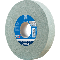 PFERD - Slijpboksteen Ø 200x32 mm asgat-Ø 51 mm SiC80 voor harde materialen bijv. hardmetaal
