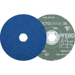 PFERD - COMBICLICK fiberschijf Ø 125 mm VICTOGRAIN-COOL36 voor staal & edelstaal