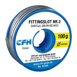 CFH - Soldeerdraad (Loodvrij) 100 Gr. - Fittin Cfh 52340