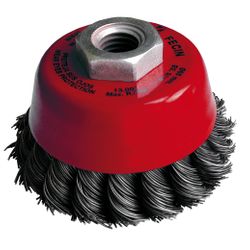 FECIN - Komborstel Staal Getorst F-25 Ø 125/M14/0,50 / Box (Zonder Ring)