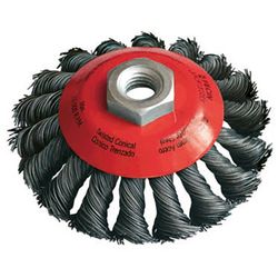 FECIN - Ronde Getorste Staalborstel Konisch  F-15 Ø100/M14/0,50 / Blister P