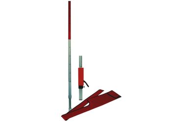 NEDO - Meetlat Voor Laser Met Adapter + Etui 1,31 M > 2,42 M   Flexi