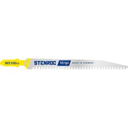 STENROC - Decoupeerzaagblad Hout (5st)- Ws100cv, 117 Mm X 10tpi (Ex Ir 10504228